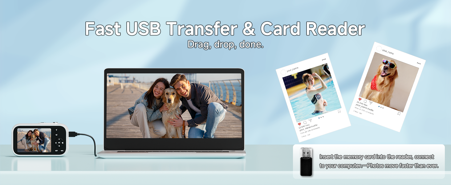 32GB Card and Card Reader digital camera with sd card