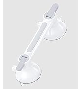 Heavy Duty Suction Shower Grab Bar for Bathtubs &amp; Showers, Max 441LBS, No Drilling Shower Handle ...
