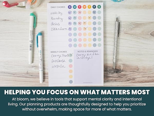 thoughtfully designed for intentional living mental clarity productivity organization