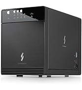 Mediasonic Raid 4 Bay Hard Drive Enclosure - USB 3.2 Gen 2 10Gbps USB Type C Raid 0/1 | Support 2...