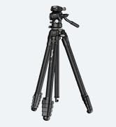 SmallRig Portable Carbon Fiber Travel Tripod Kit, 61.8'' Video Camera Tripod Monopod Video Head, ...