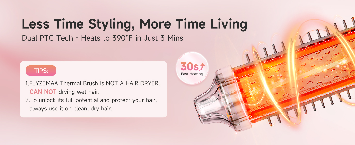 thermal brush 1.5 inch hair dryer brush heat brush thermal blowout brush thermal curling brush