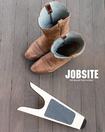 A pair of cowboy boots and boot puller