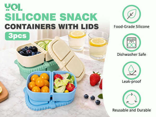 silicone snack containers