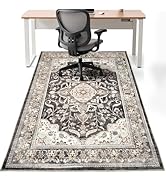 Large Office Chair Mat Desk Chair Mat for Hardwood Floor, Easy Glide for Office Home Gaming for T...