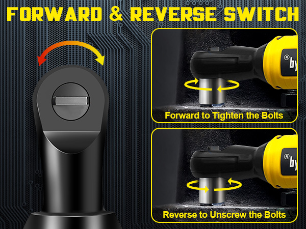 Cordless Electric Ratchet Wrench Kit