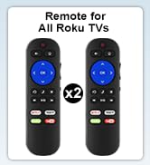Pack of 2 Remote for All Roku TV Remote