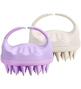 HEETA Scalp Massager Hair Growth with Soft Silicone Bristles to Remove Dandruff and Relieve Itchi...