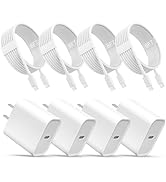 iPhone 16 15 Charger, USB C Charger, 4-Pack USB C Fast Wall Charger, USB C Charger Block (4-Pack ...
