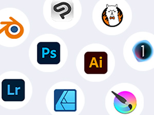 compatible with almost any creative software