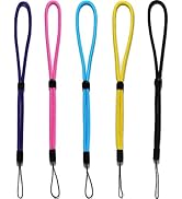 YOUOWO 5 Pack Nylon Color wrist Lanyards for USB Flash Drive Cell Phone Key ipod Mp3 mp4 ID card ...