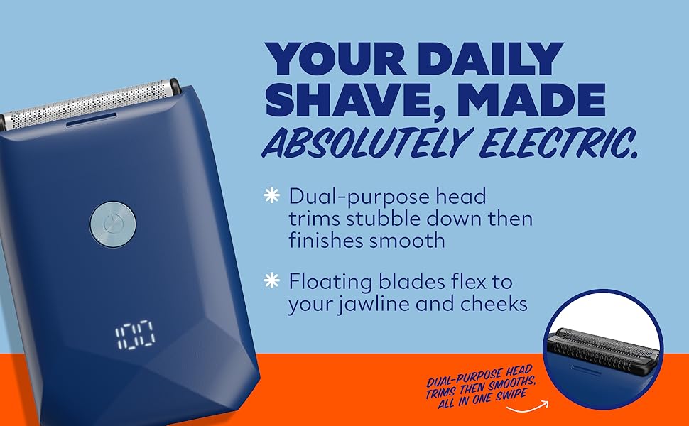 Foil shaver with key benefits
