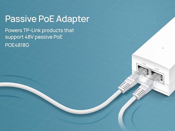 Passive POE Adapter POE4818G