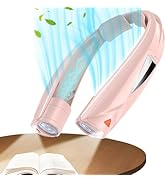 Laimiod Portable Neck Fan - with LED Light, 6-20 Hrs Long Battery, 6-Speed Adjustable, USB-C Rech...