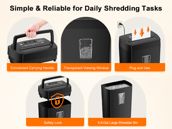 Bonsaii 12-Sheet Cross Cut Paper Shredder