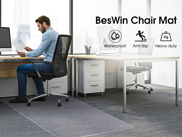 Office Chair Mat for Carpeted