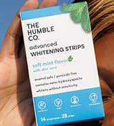 The Humble Co Advanced Teeth Whitening Strips – Sensitive Teeth Whitening Strips - Gentle Enamel ...