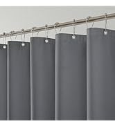 THAIGEE Water-Repellent Fabric Shower Curtain Liner - Hotel Quality Machine Washable, 3 Heavy-Dut...