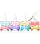 Makartt Cuticle Oil: 4PCS Oils with Vitamin E, Moisturizing and Nourishing Care Kit for Nail Grow...
