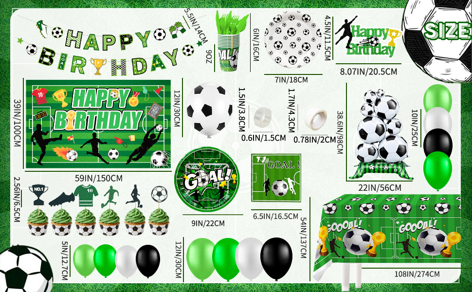 soccer tableware