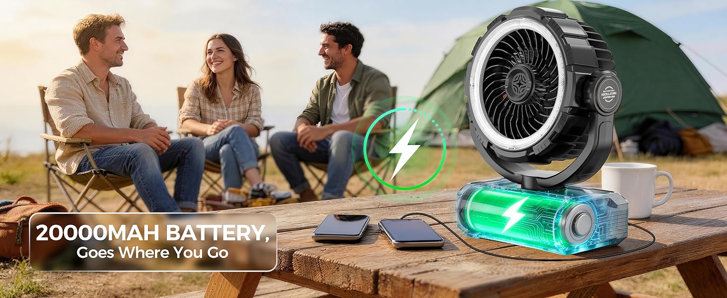 battery fan