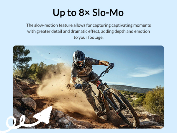 icefox Up to 8x Slo-Mo Action Camera