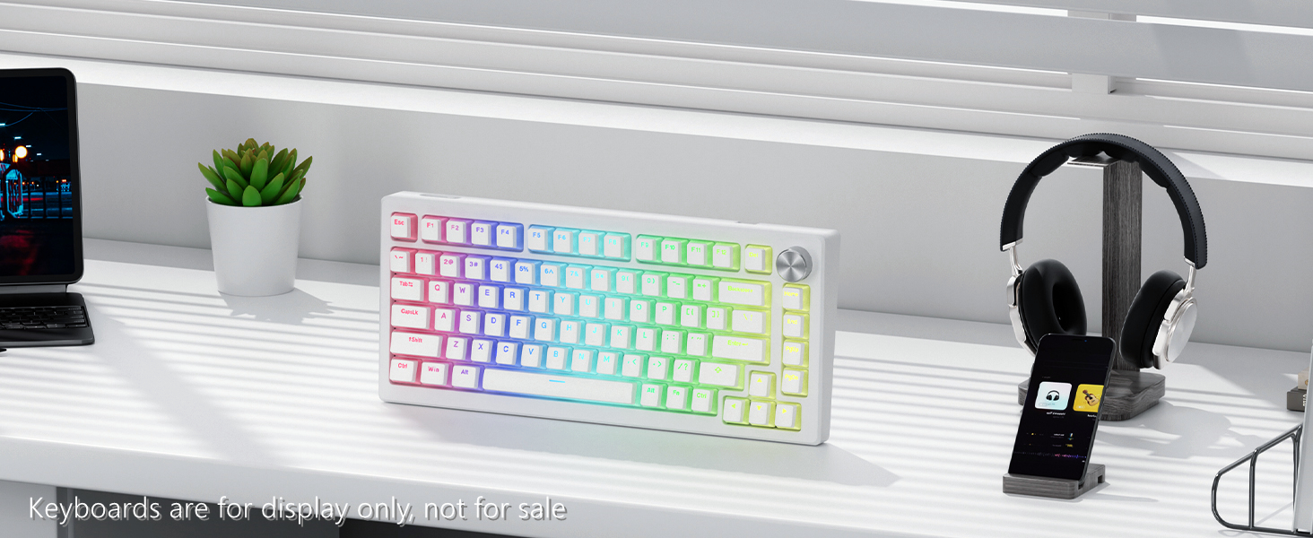 Pudding Keycaps, Shine Through Keycaps, PBT Keyboard Keycaps Set