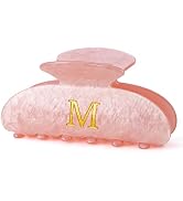 Fycert Hair Clips for Women | Monogram Hair Claw Hair Accessory | Personalized Gifts for Women Te...