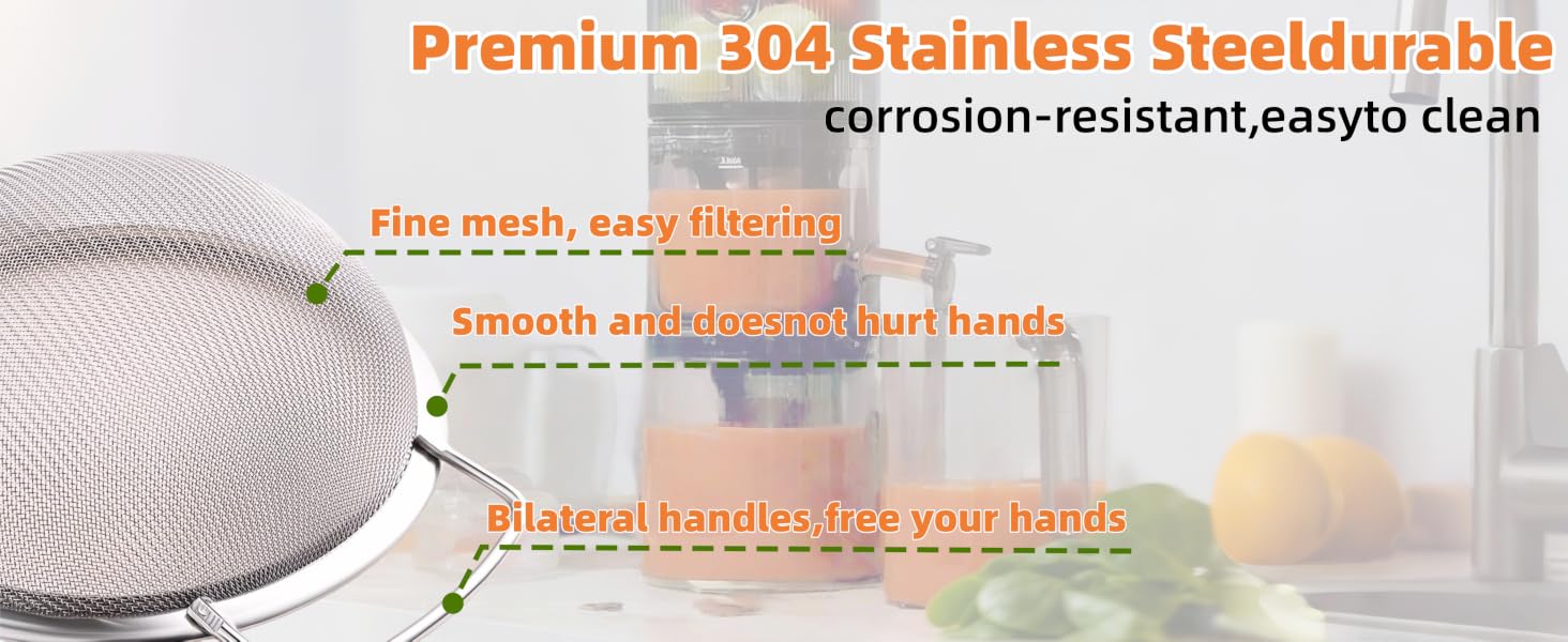 strainers fine mesh