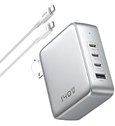 140W GaN USB C Wall Charger, 4-Port PD3.1 Laptop Charger Block Foldable Compact PPS Fast Power Ad...