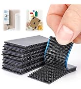 8pcs Dual Lock SJ3550 Black 1" x 2", Heavy Duty Reusable Interlocking Tape, Adhesive Hook Mushroo...