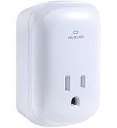 Single Surge Protector Plug, FiiMan ETL Listed Grounded Outlet Wall Tap Adapter with Indicator Li...