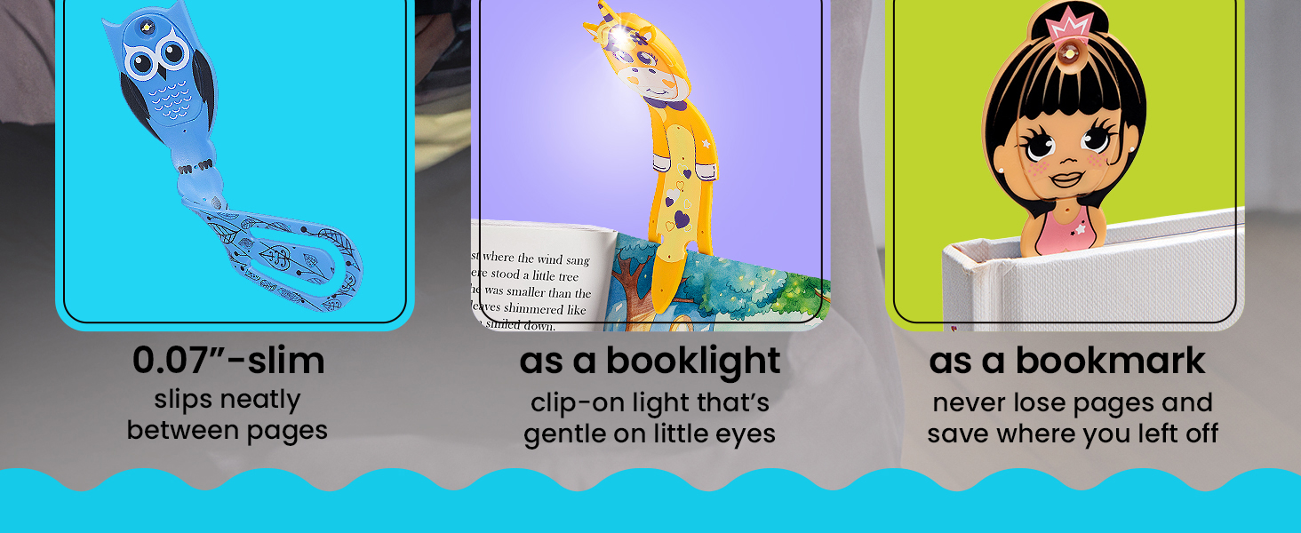 holder bookmark erasable pen bookworm stuffed animal cow booklight ipad penguin page and lap