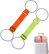 Luggage Connector Straps 2Pcs,2026 New Multi Use Strong Adjustable Bag Luggage Straps,Add a Bag E...