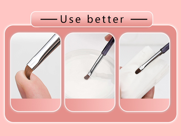 Nail Art Clean Up Brushes