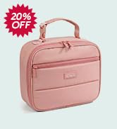 Aosbos Puffer Lunch Bag for Women &amp; Girls,Insulated Quilted Lunch Box Tote with Buckle Handle, Cu...