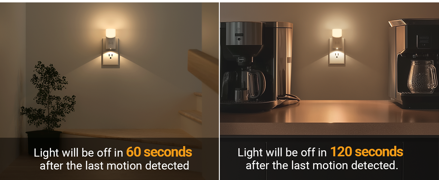 auto off night light