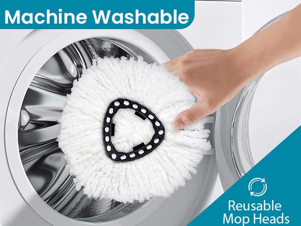 4 Pack Mop Head Replacement