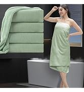 Bath Towel Bathroom Towel Oversized Bath Towel (35 x 70in) 4 Pack Extra Large Bath Sheet 700 GSM ...