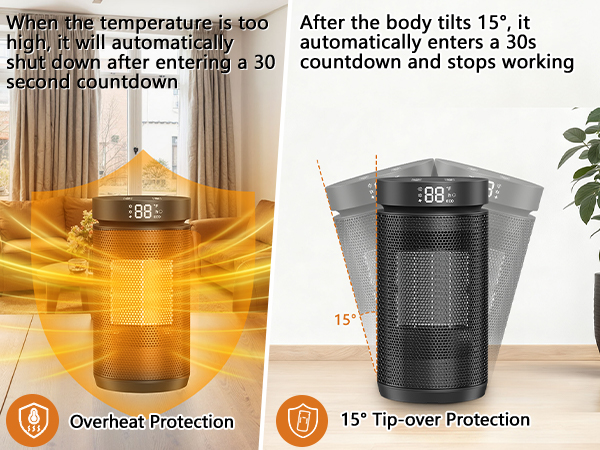 Space heater fo indoor use