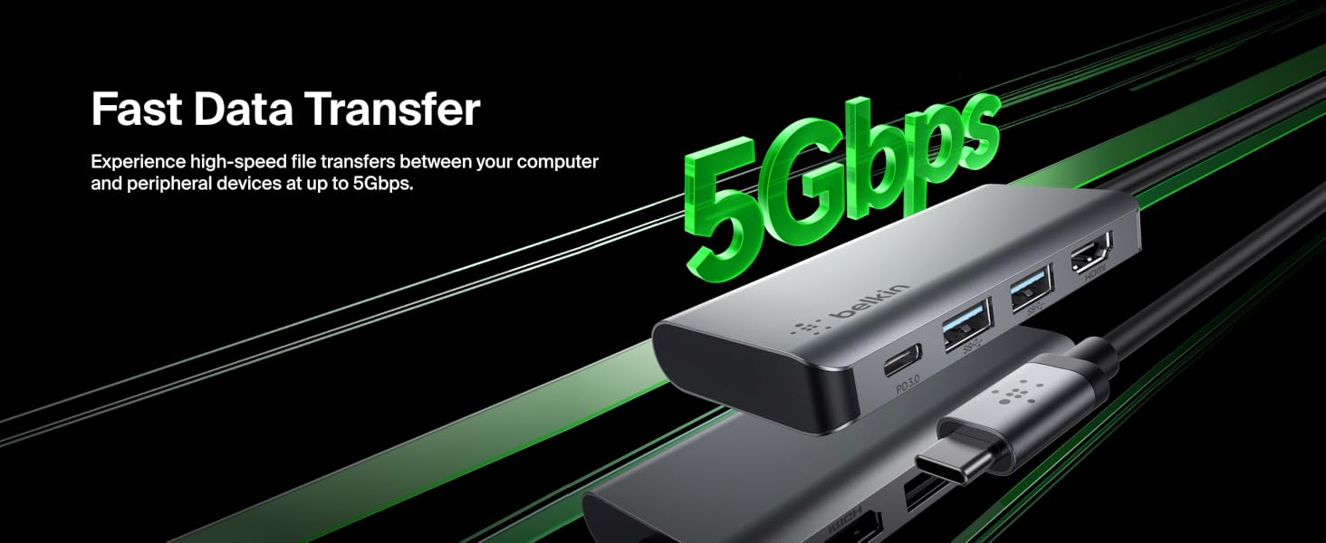 Belkin Connect USB-C 4 in 1 Multiport Hub