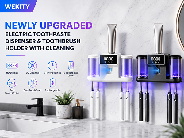 toothpaste dispenser wall mounted toothpaste toothpaste dispenser with sensor