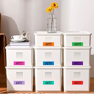 colored stickers dots