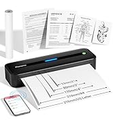 Phomemo Portable Printers Wireless for Travel, M832 Bluetooth Thermal Printer, Inkless Mobile Pri...
