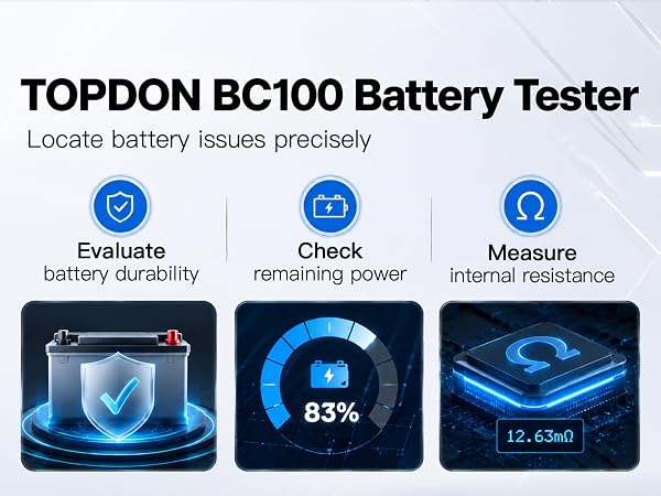 TOPDON BC100 Battery Tester