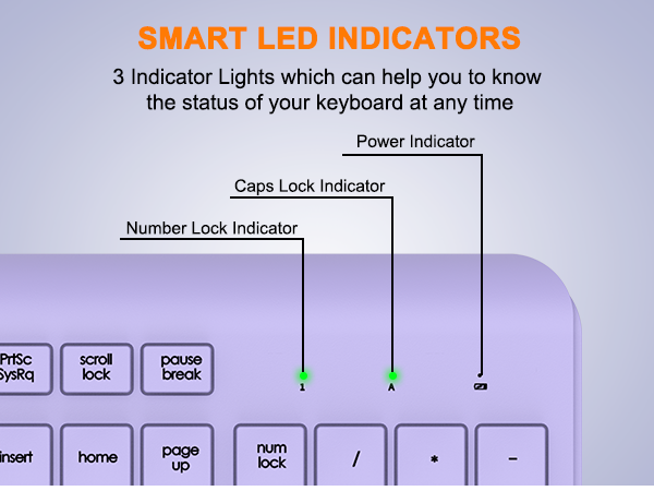 Wireless Keyboard and Mouse Combo, Full Size Silent Ergonomic Keyboard Mouse