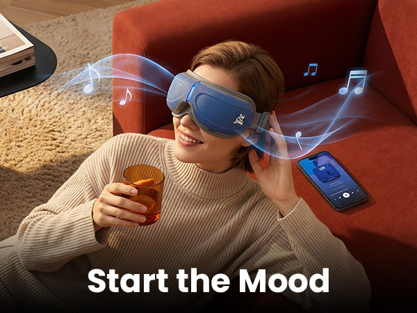 eye massager with heat and cooling fsa/hsa eligible eye mask massager migraine relief