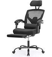 Sweetcrispy Office Computer Desk Chair, Ergonomic High-Back Mesh Rolling Work Swivel Chairs with ...