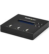 StarTech.com Standalone 1 to 2 USB Flash Drive Duplicator / Cloner / Eraser, Multiple USB Thumb D...