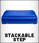The Step (Made in USA) Stackable Aerobic Exercise Platform with Non-Slip Surface and Nonskid Feet...